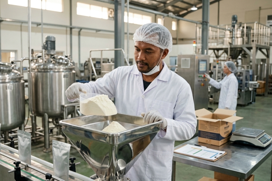 Berapa Minimal Produksi Maklon Whey Protein?