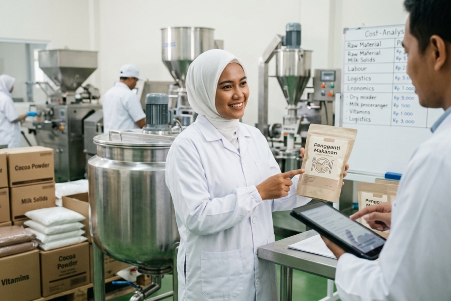 Faktor yang Mempengaruhi Harga Maklon Produk Pengganti Makanan